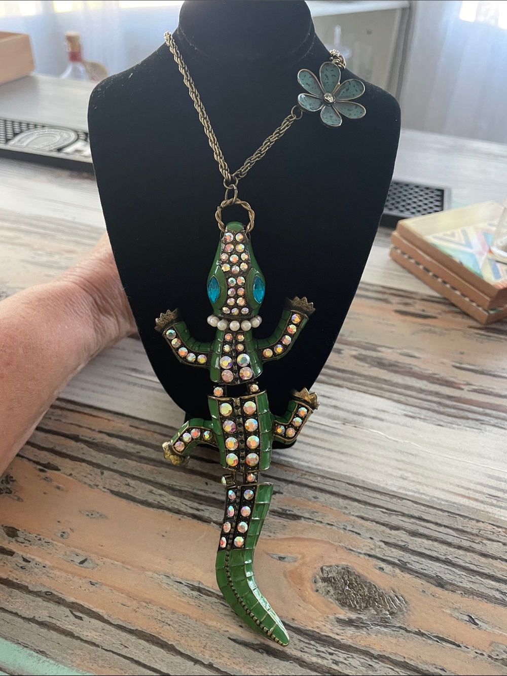 Betsey Johnson Alligator Statement Piece